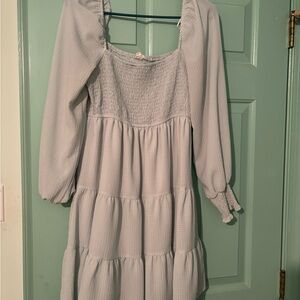 Charming Light Gray Dress